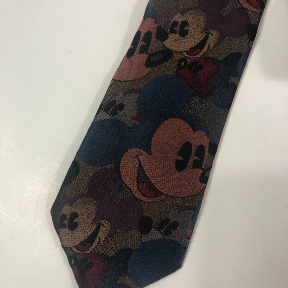 Vintage Balancine presents The Tie Works Disney Mickey Mouse Men's Tie - Picture 2 of 5